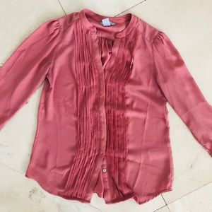 Rose Colored Work Blouse